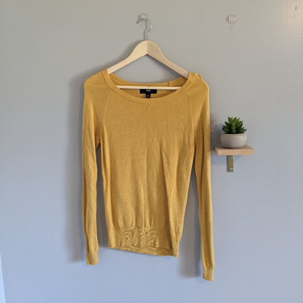 Mossimo mustard sweater